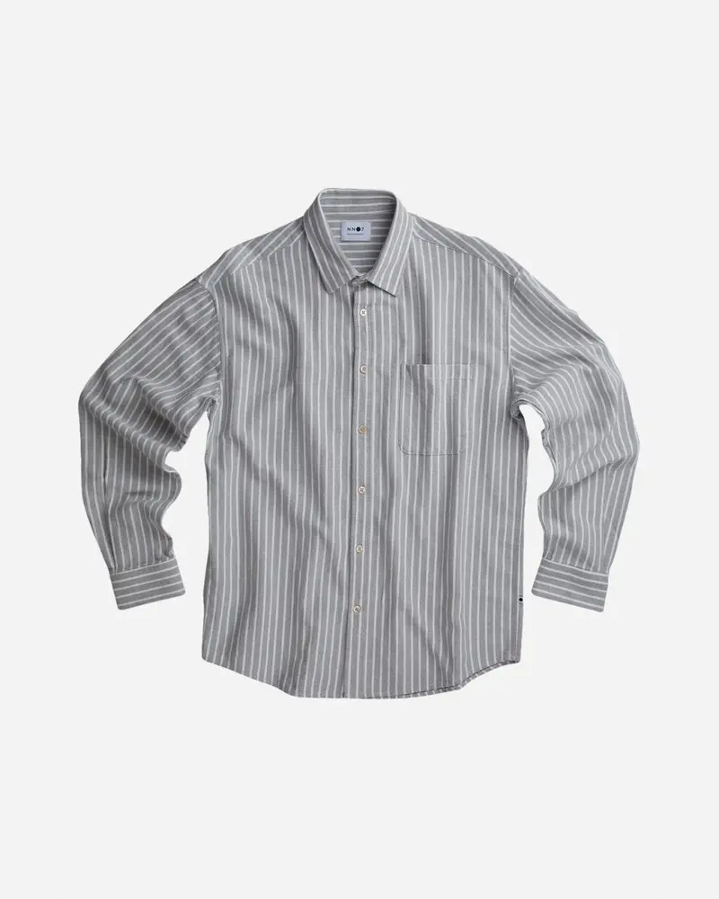 Arne 5266 Shirt - Grey Stipe