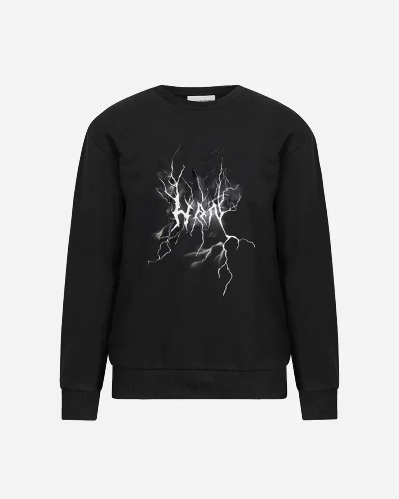 Artwork Regular Crewneck - Faded Black