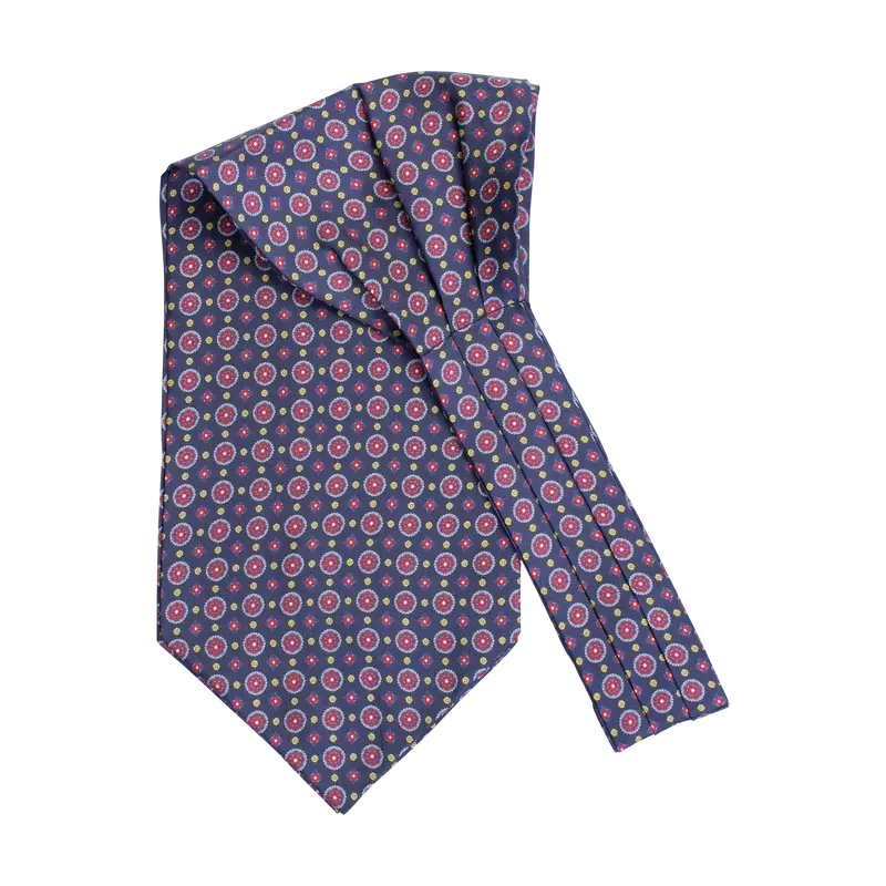 Ascot Medallion Print Navy