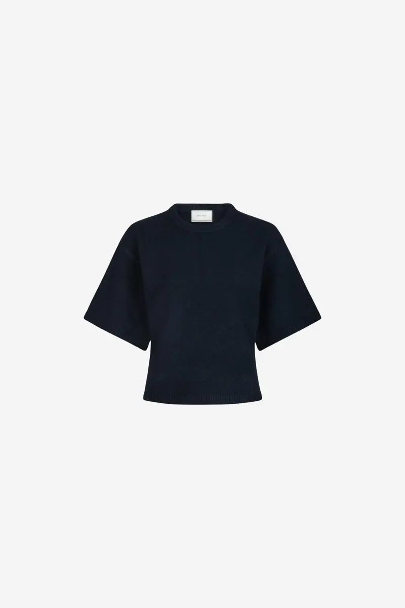 Asha Knit Tee Navy