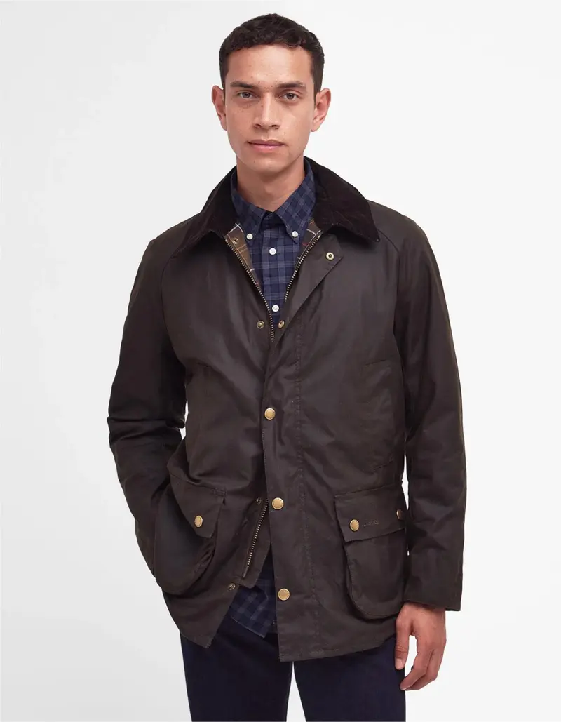 Ashby Wax Jacket Oliven