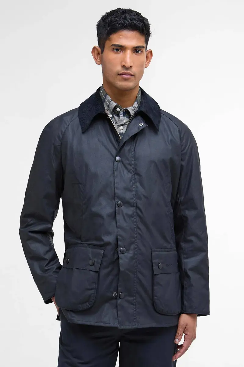 Ashby Waxed Jacket Navy