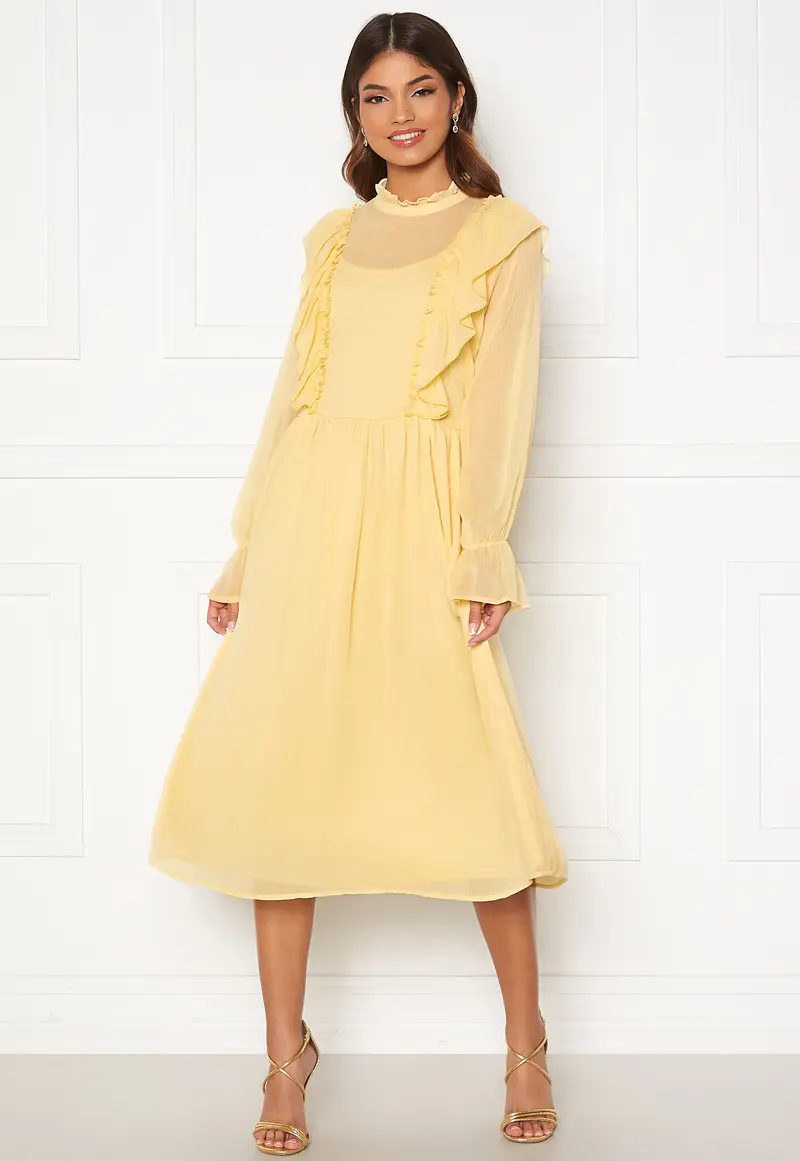 Ashlynn Highneck L/S Dress