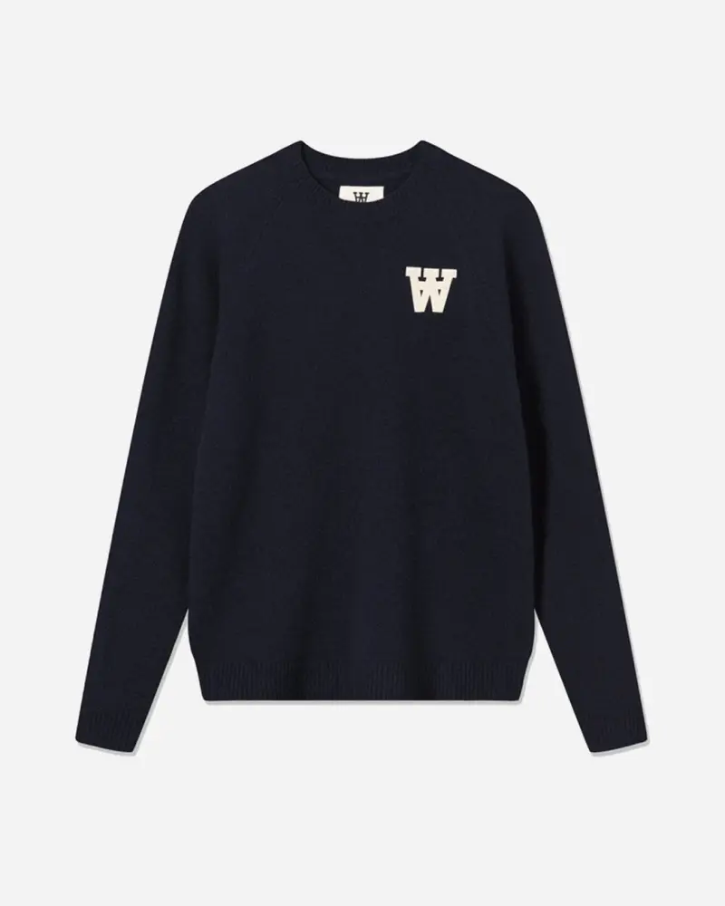 Asta lambswool jumper - Navy