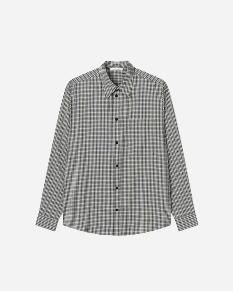 Aster Flannel Shirt - Blue Grey