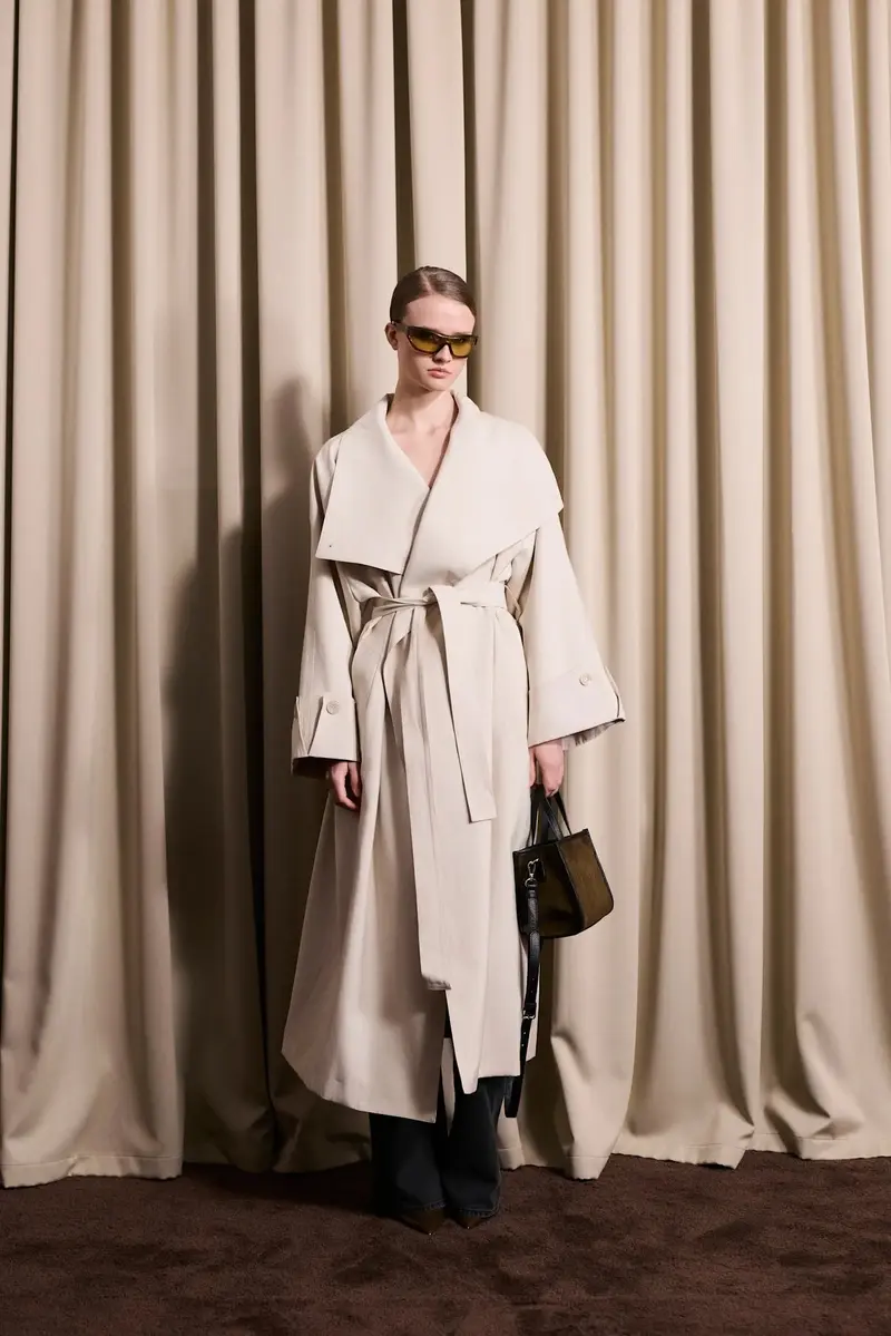 Atari Oversized Trenchcoat - Dove White