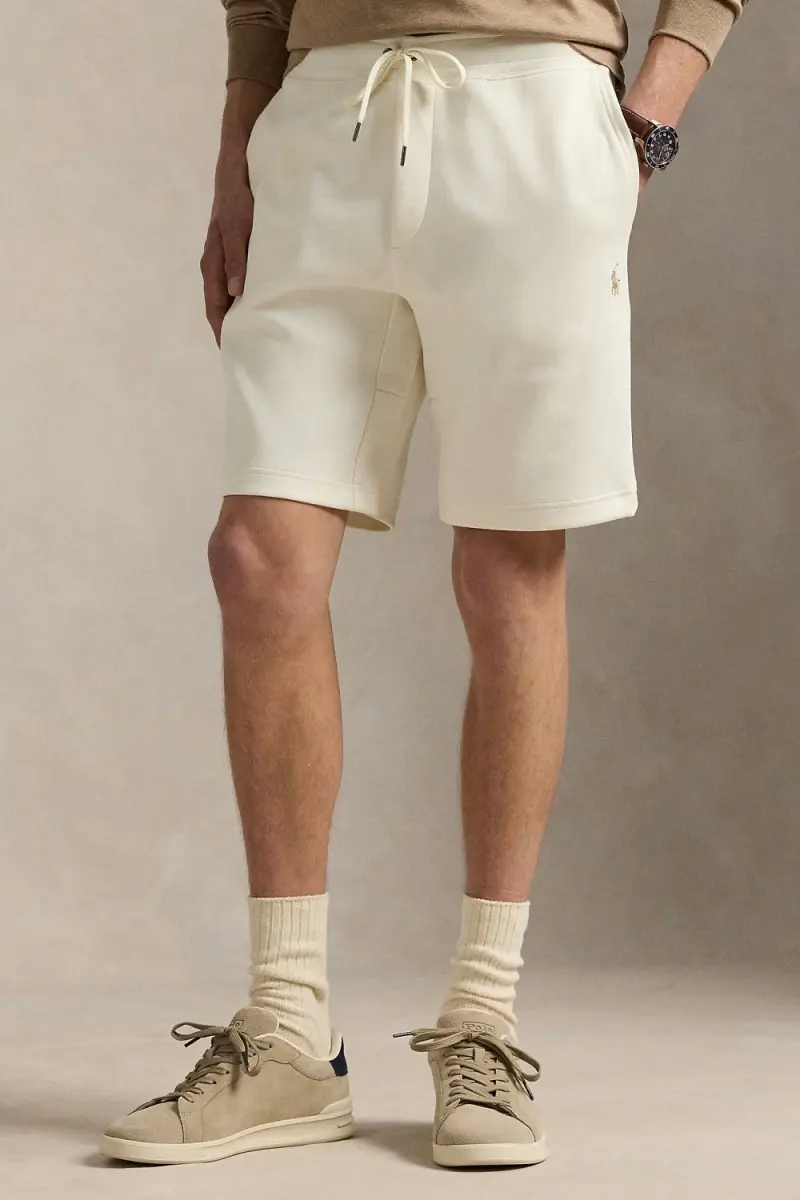 Athletic Shorts Pale Cream