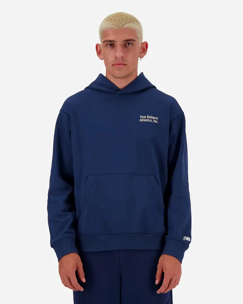 Athletics Embroidered Hoodie - Navy