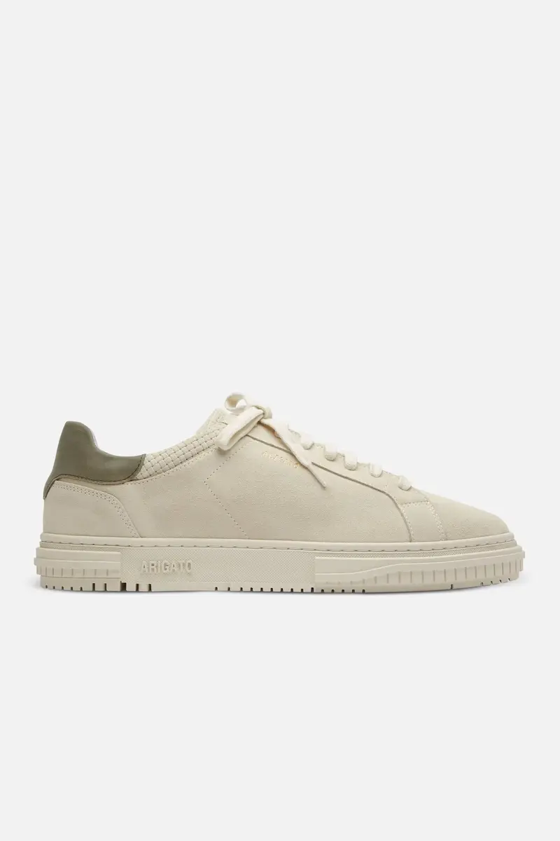 Atlas Sneaker Light Beige/Dark Green
