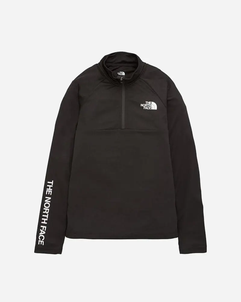 B React 1/4 Zip - Black