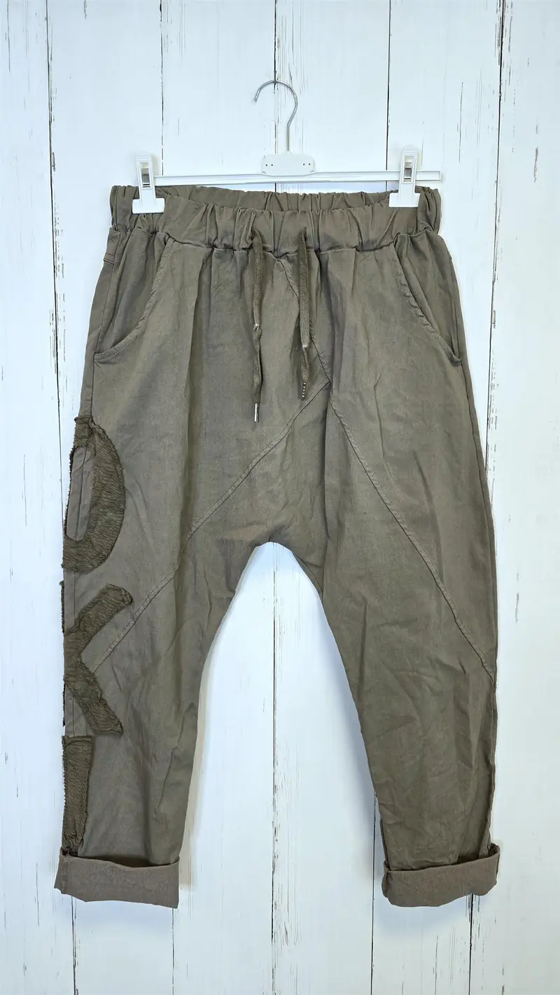Baggy bukse taupe