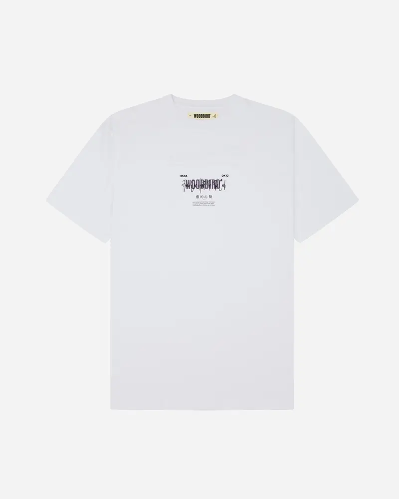 Baine Curb Tee - White