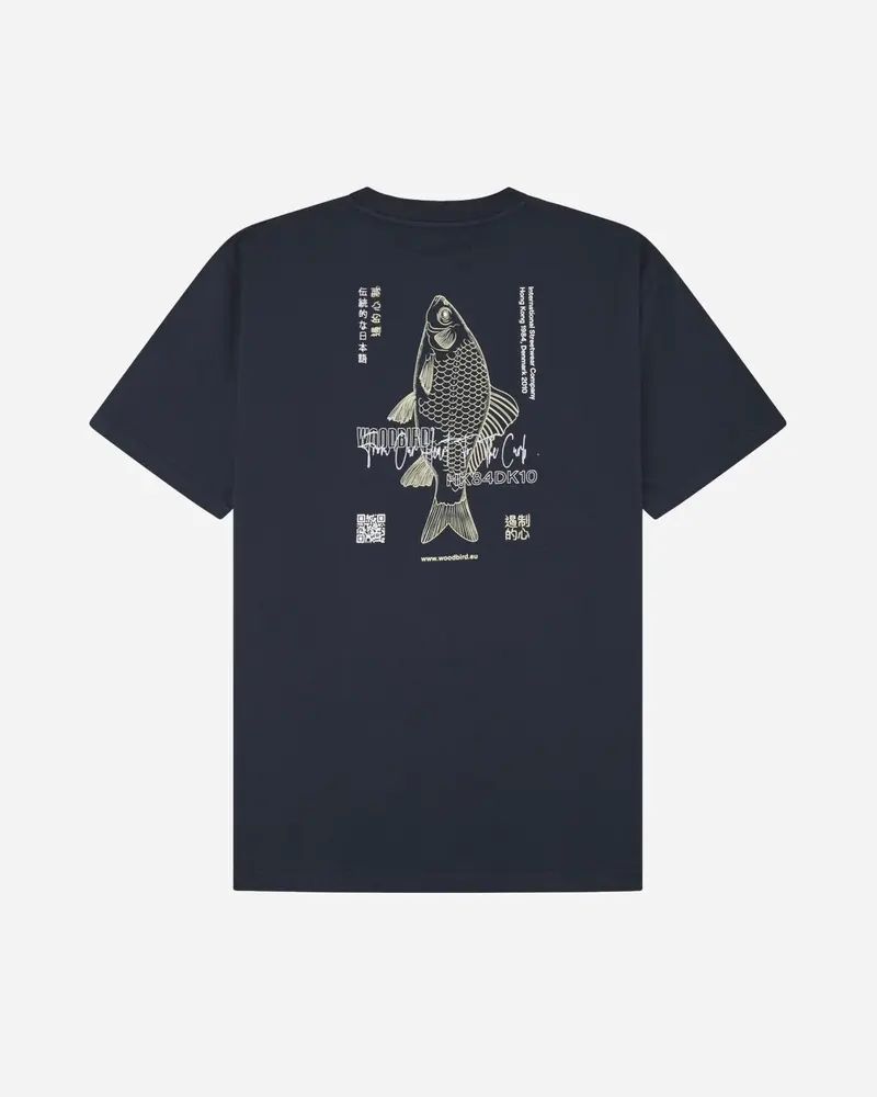 Baine Fish Tee - Navy