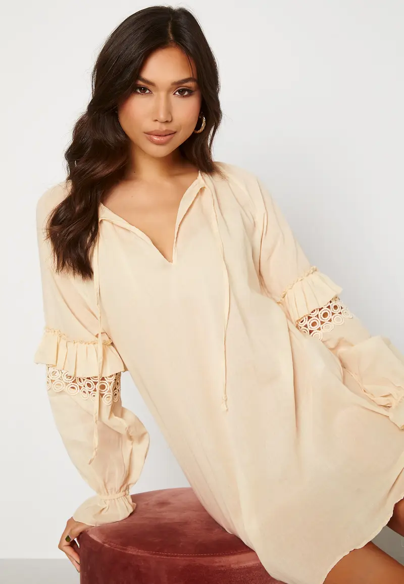 Ballon Sleeve Dress