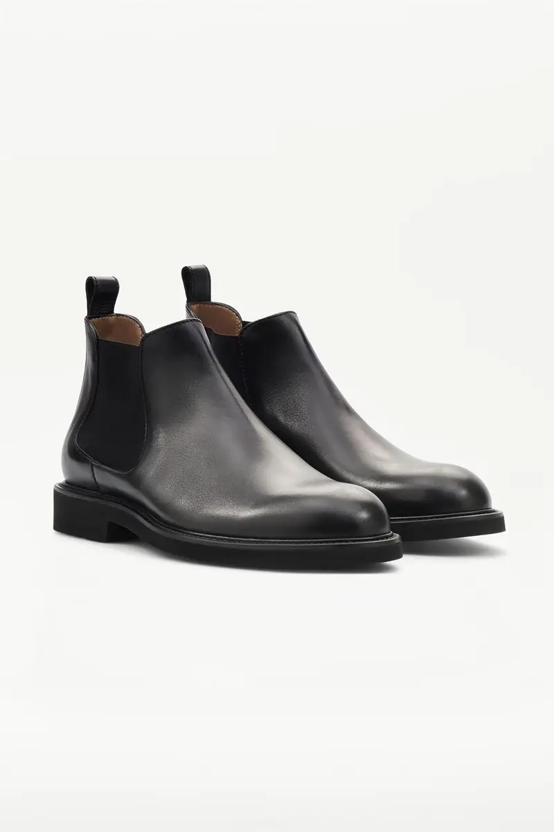 Baltimore Black Beef Ankle Boots
