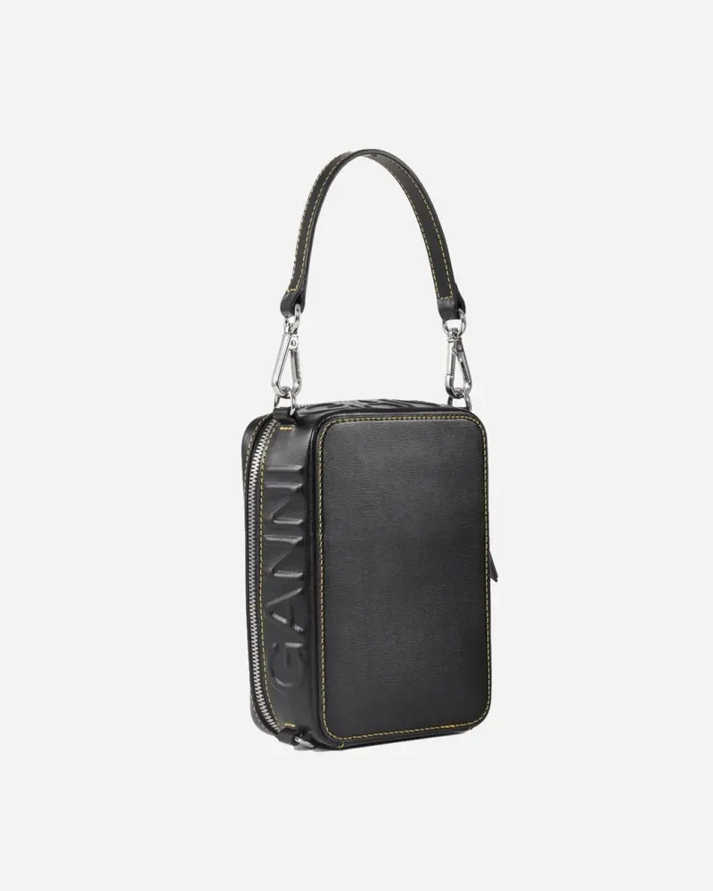 Banner Camera Bag Yellow Stitch - Black