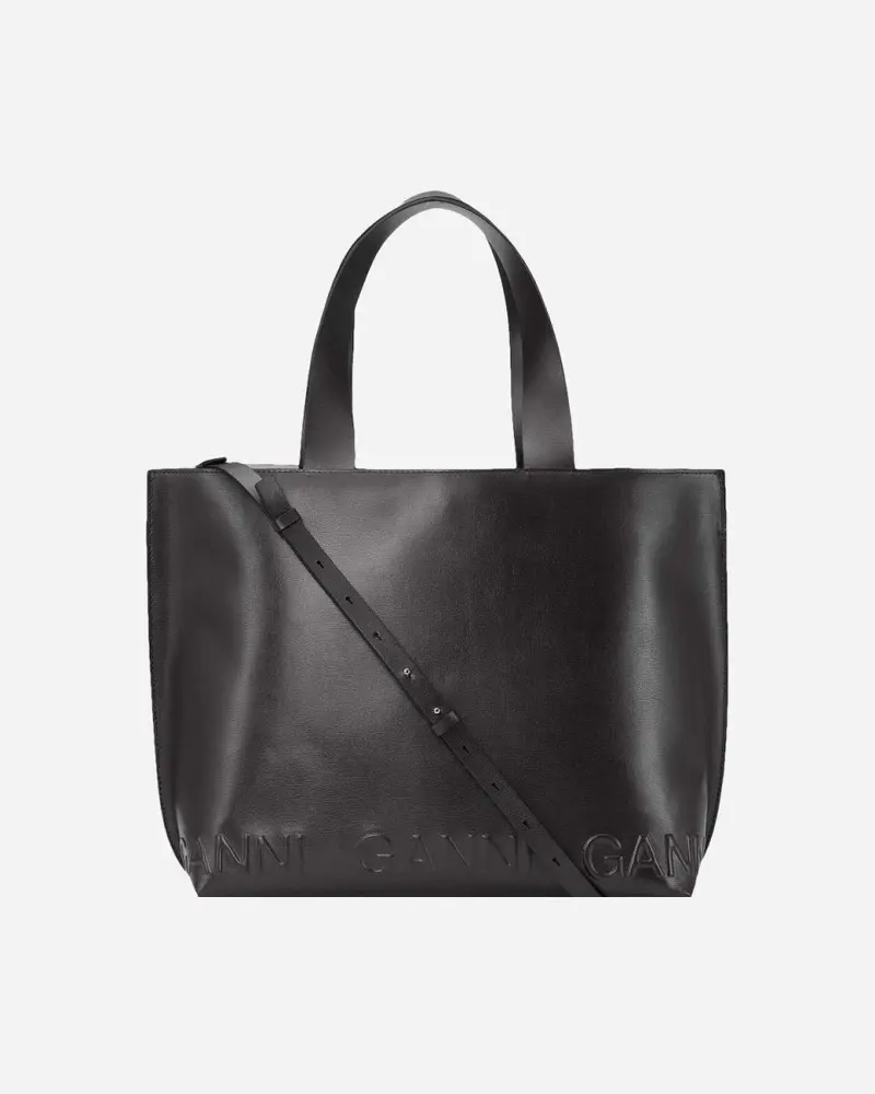 Banner East West Tote - Black