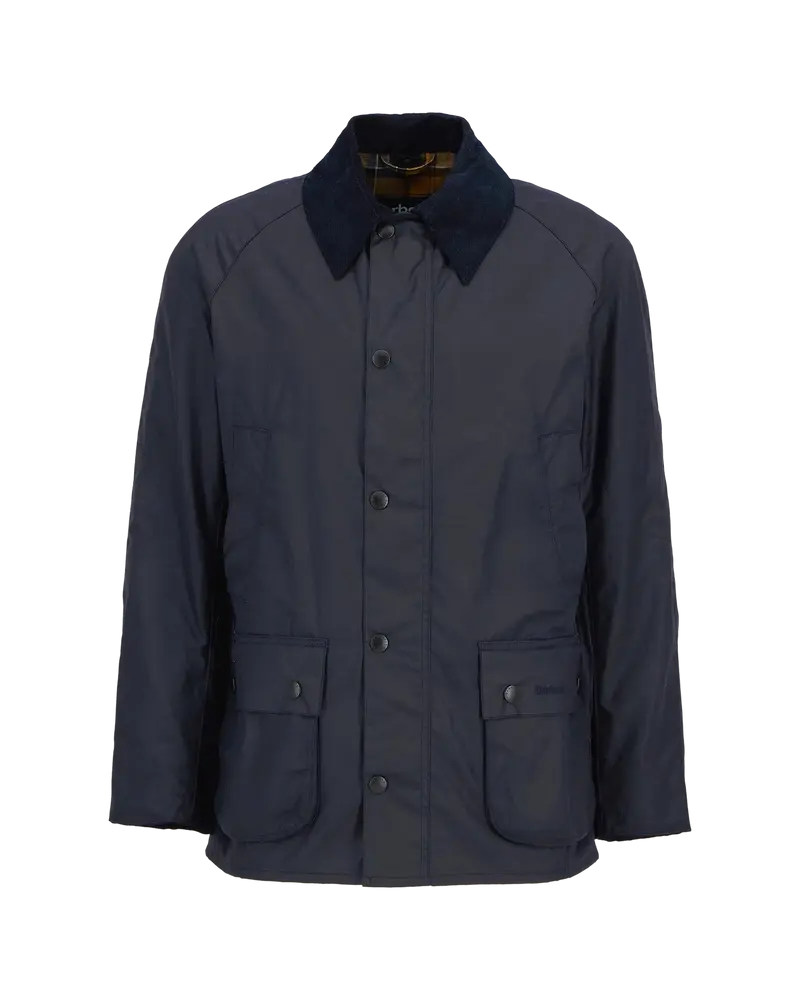 Barbour Ashby Wax Jacket Navy