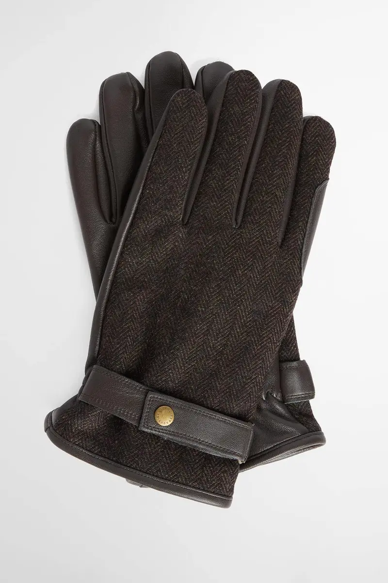 Barbour Barlow Waterproof Gloves Brown