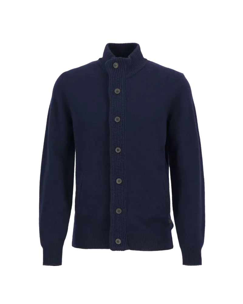 Barbour Essent Patch Zip Through Knitted Jumper