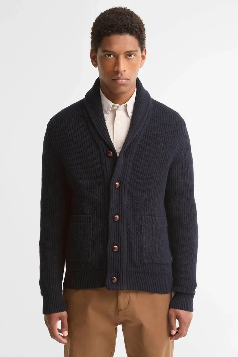 Barbour Hartland Knit Navy