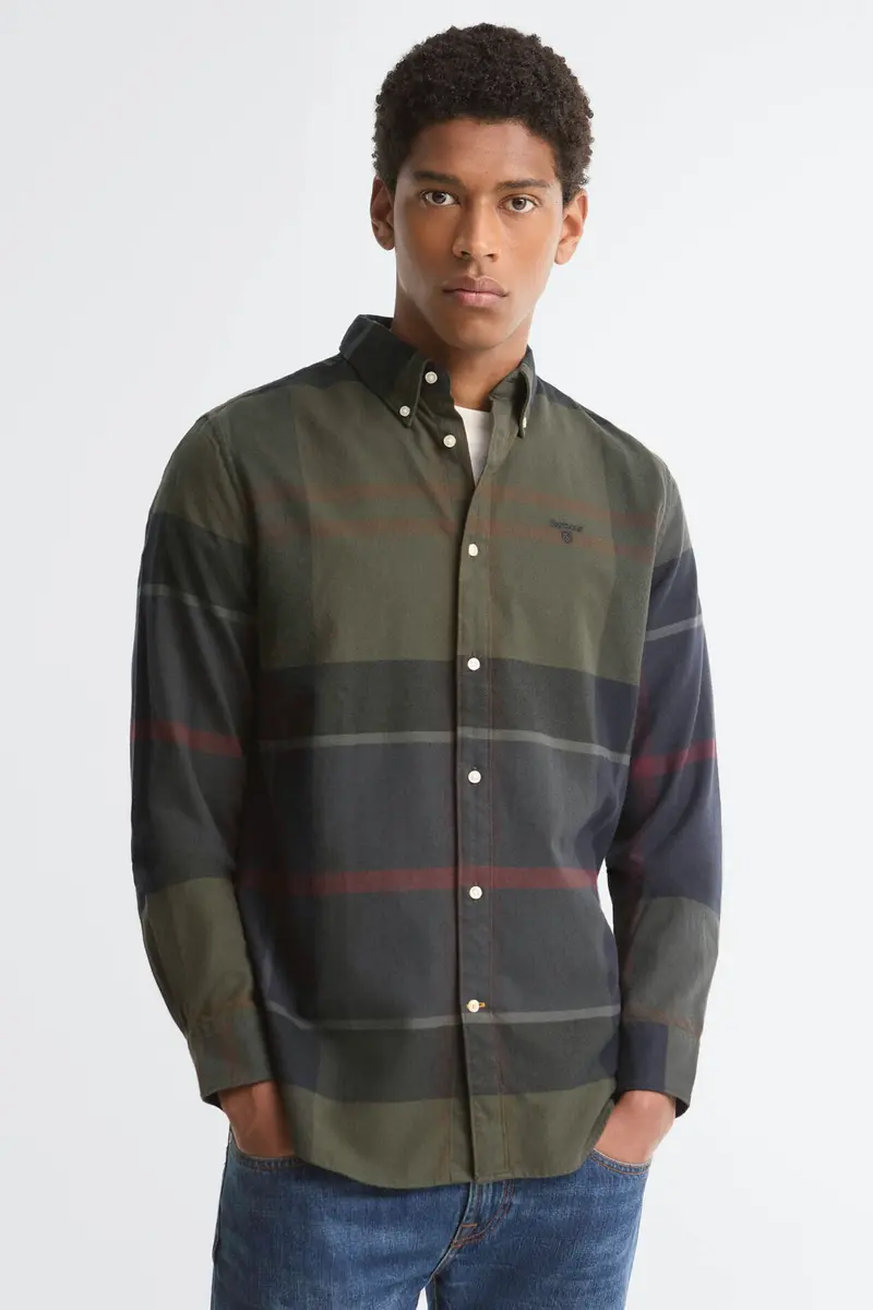 Barbour Iceloch Tailored Fit Shirt Shadow Classic