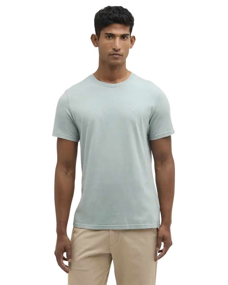 Barbour Tartan Sports T-Shirt – Slate