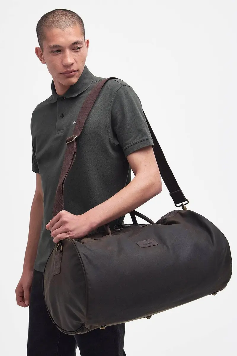 Barbour Wax Holdall Bag Olive