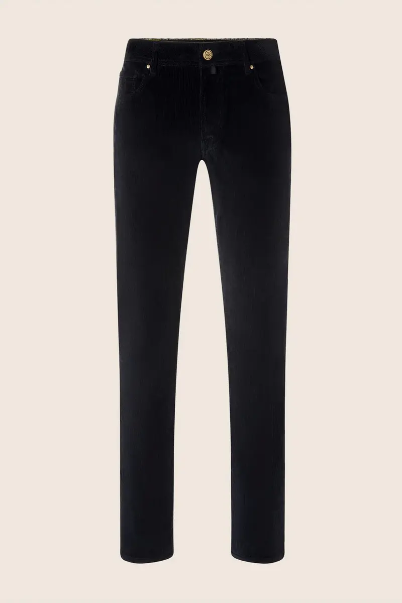 Bard Corduroy Regular Slim Fit Navy Blue