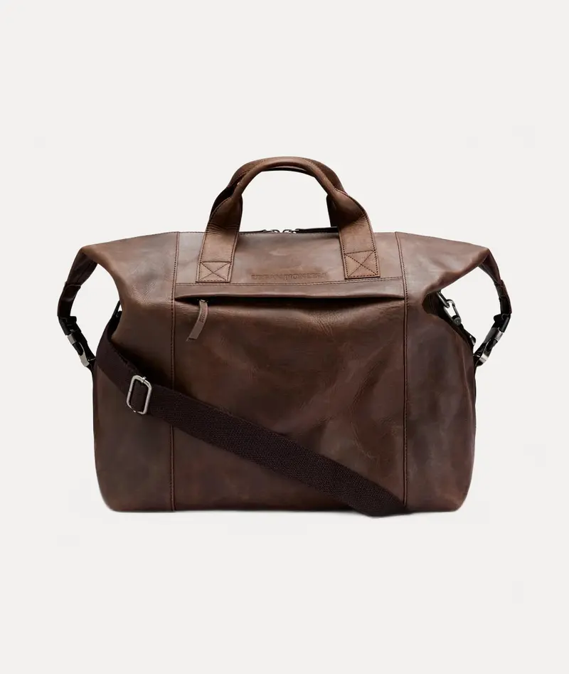Bari Leather Weekend Bag