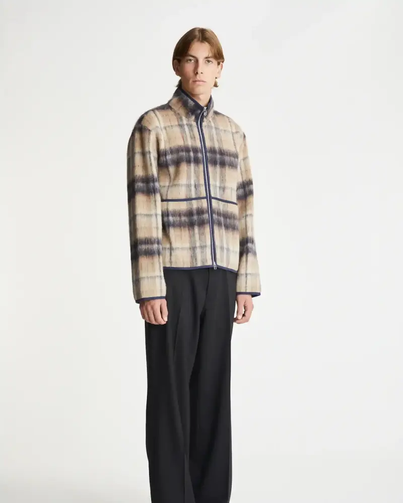 Barkle Beige Check