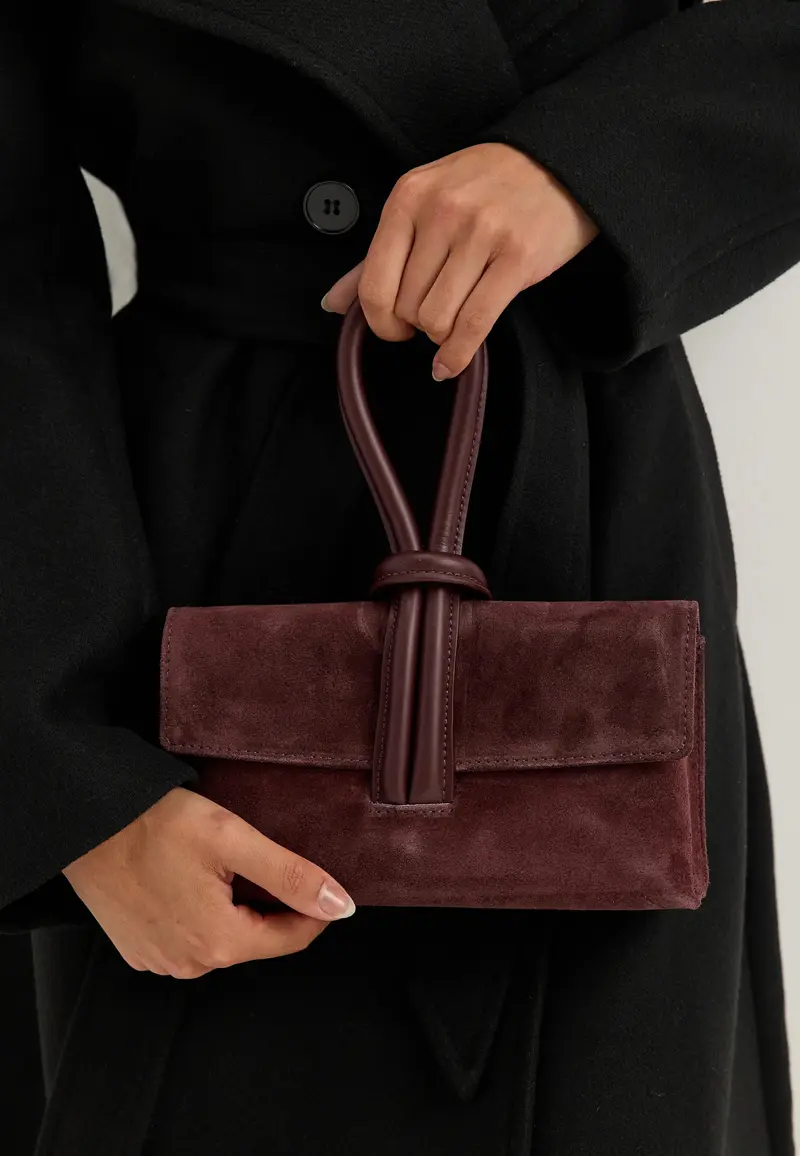 Barletta Small Suede Bag