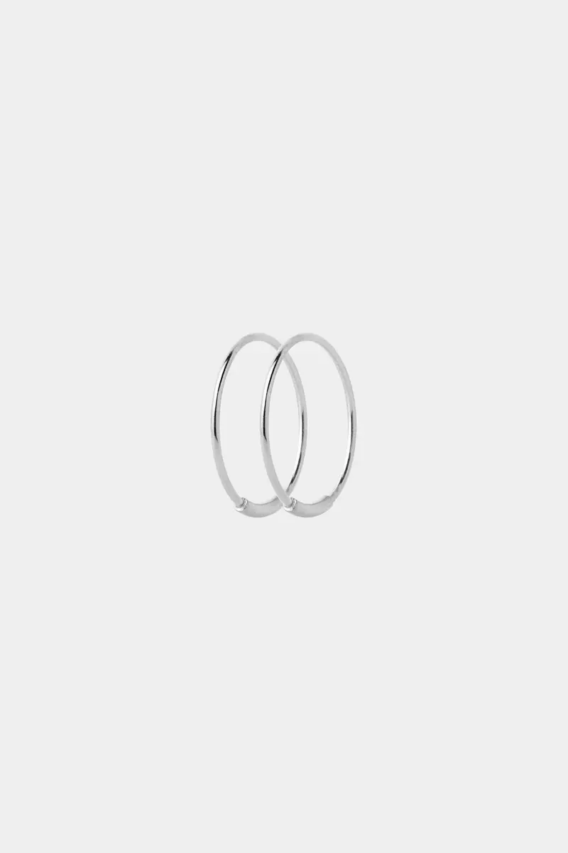 Basic Hoop 16 Silver