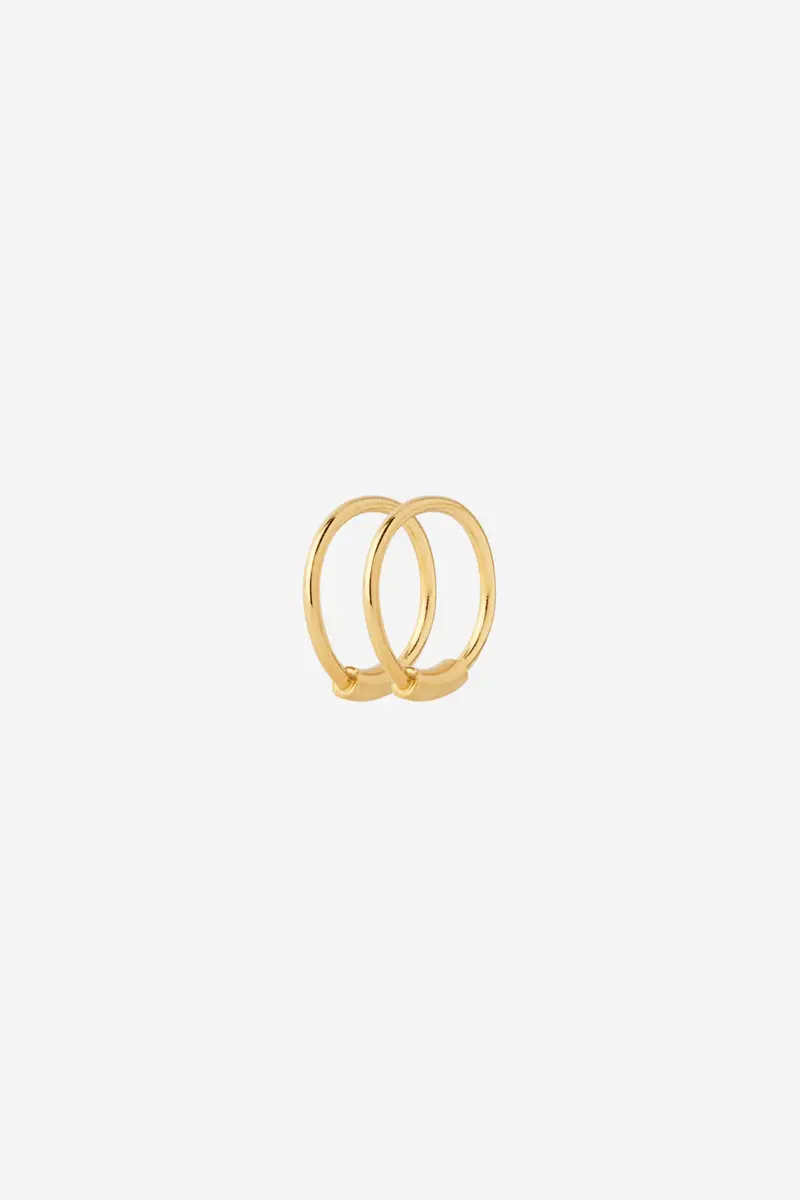 Basic Hoop 8 Gold