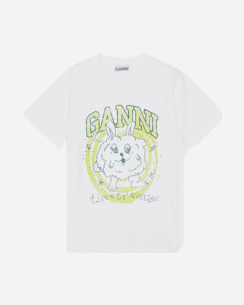 Basic Jersey Bunny Relaxed T-shirt - Bright White