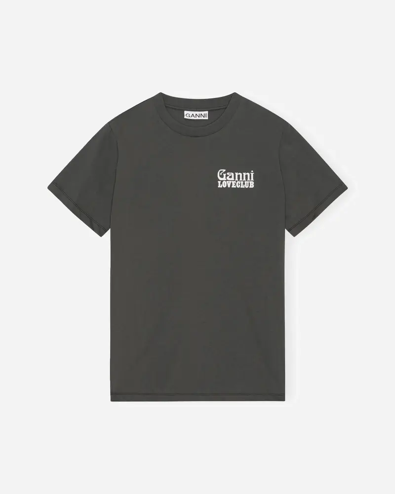 Basic Jersey Loveclub Relaxed T-shirt - Volcanic Ash