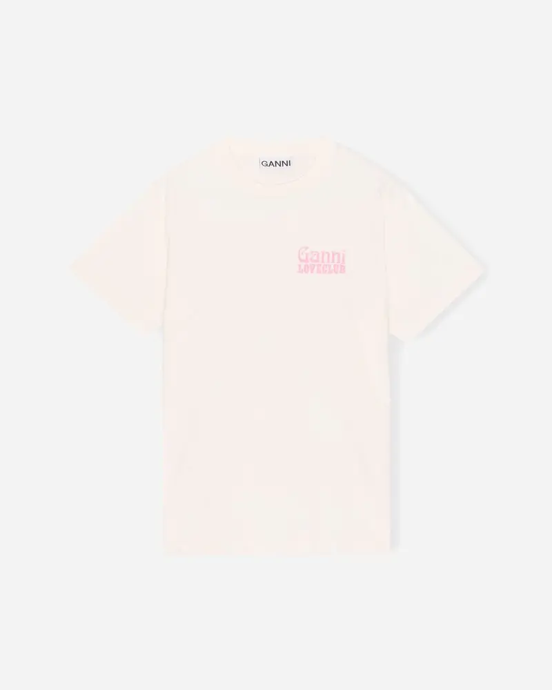 Basic Jersey Nightclub Relaxed T-shirt - Egret