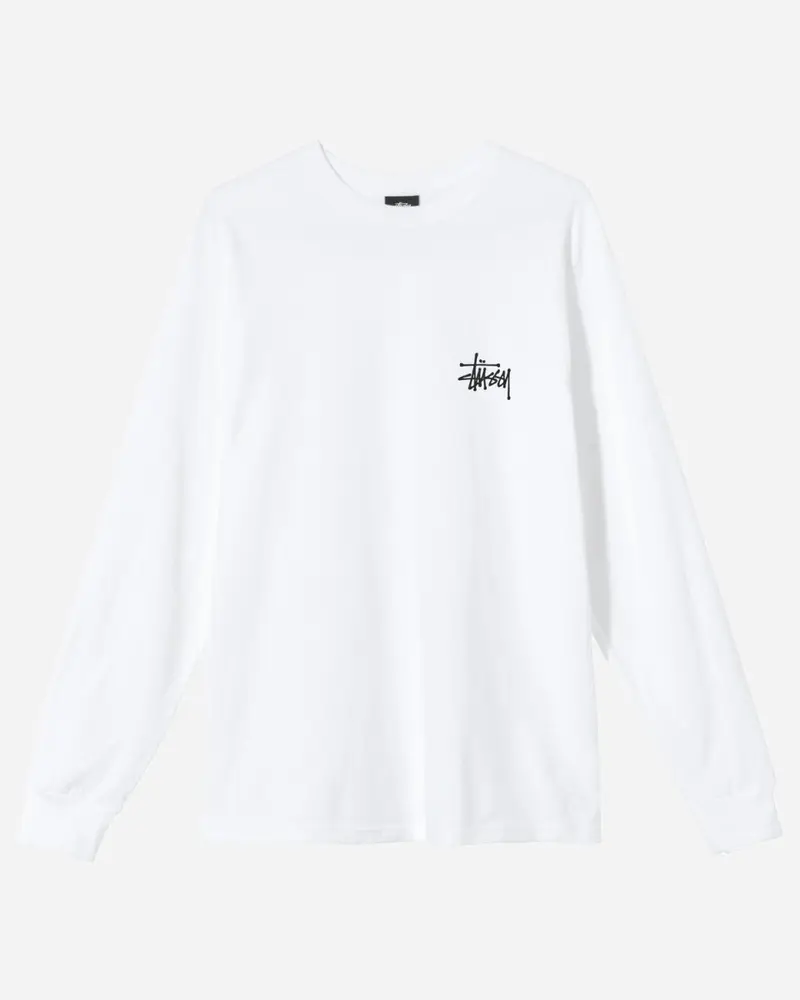 Basic Stüssy LS Tee - White