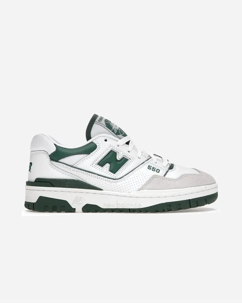 BB550WT1 - White/Team Forest Green