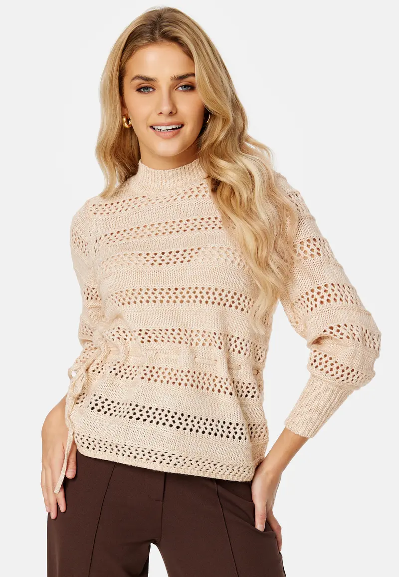 Be 3/4 Pointelle Knit Top