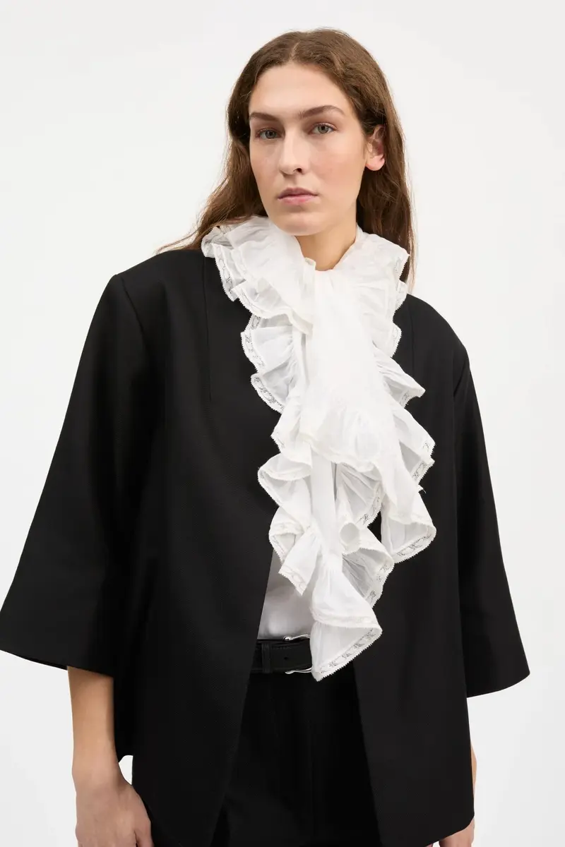 Beatrice Scarf White