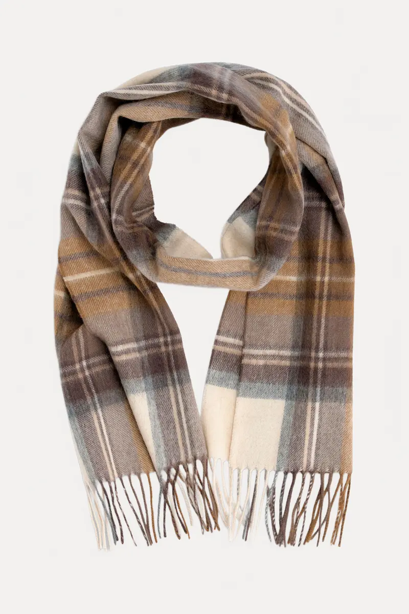 Beaumont Check Wool Scarf