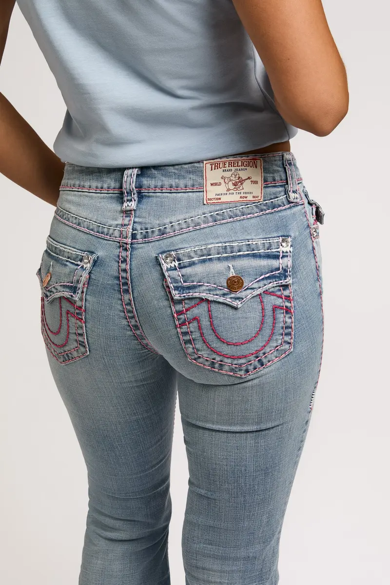 Becca MR Bootcut Super T Flap - Light Wash