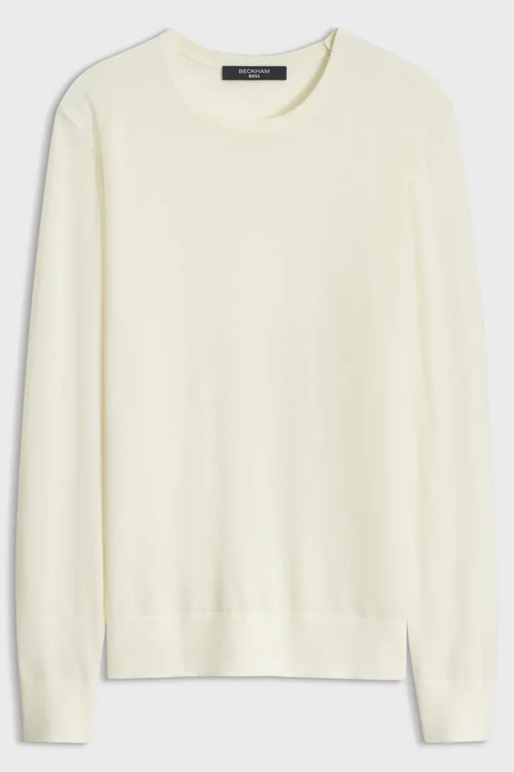Beckham Fospero_DB Knit Open White