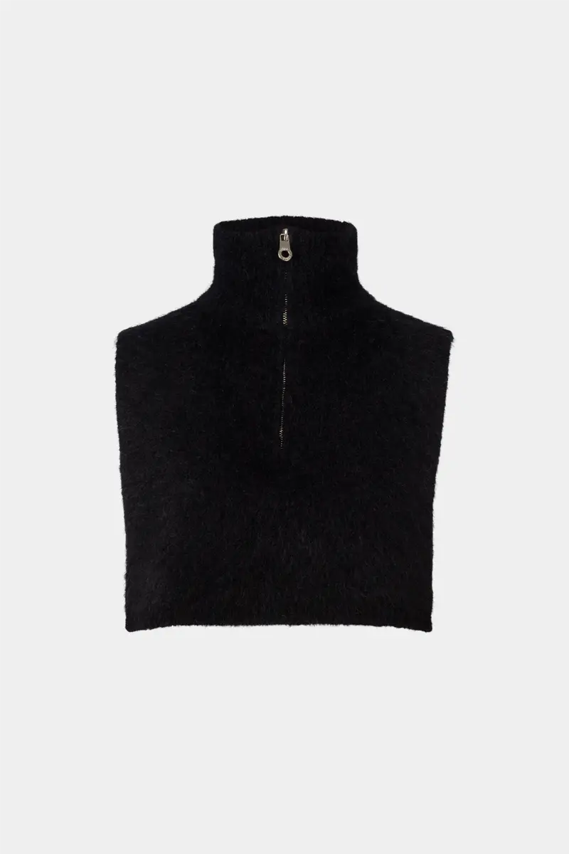 Belinda chunky high neck Black