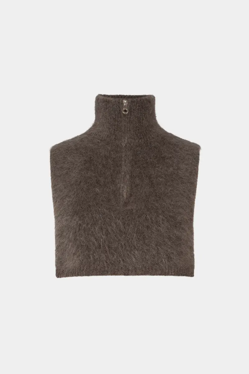 Belinda Chunky High Neck Brown