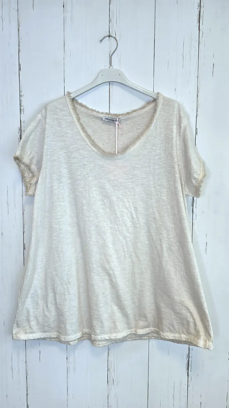 Bella basic T-skjorte beige