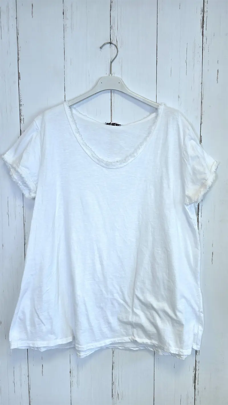 Bella basic T-skjorte hvit