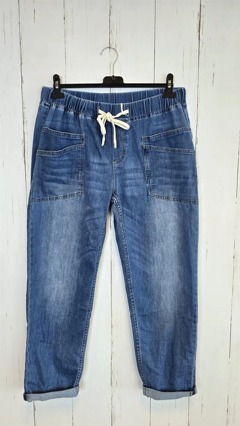 Bella jeans med knyting