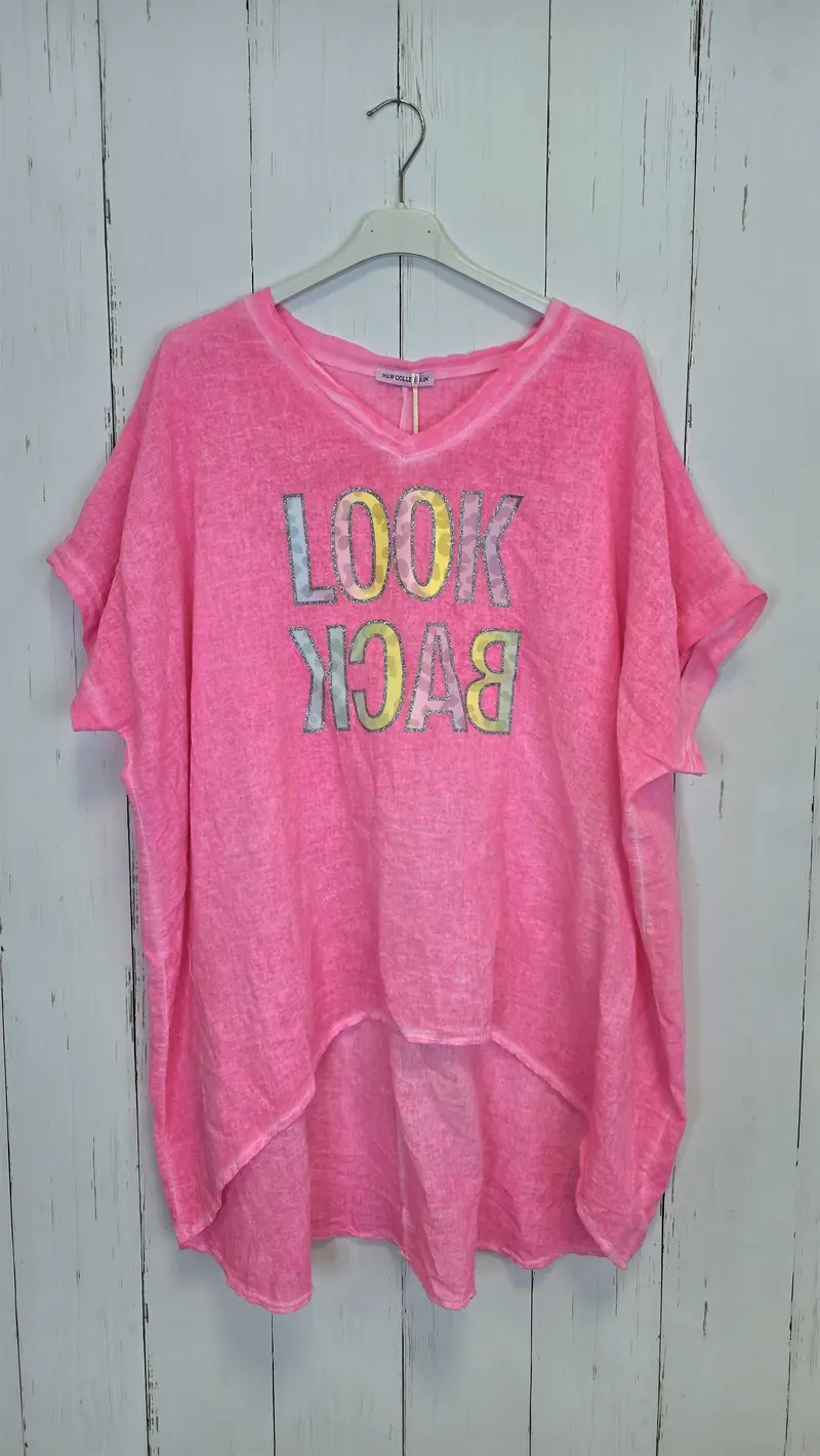 Bella Look Back topp rosa